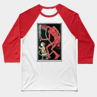 Krampus Baseball T-Shirt